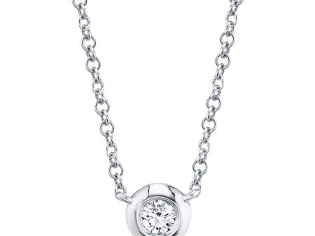 0.05CT DIAMOND BEZEL NECKLACE Online Sale