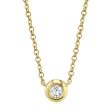 0.05CT DIAMOND BEZEL NECKLACE Online now