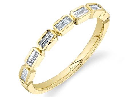 0.35CT DIAMOND BAGUETTE BAND Online Sale