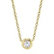 0.20CT DIAMOND BEZEL NECKLACE For Discount