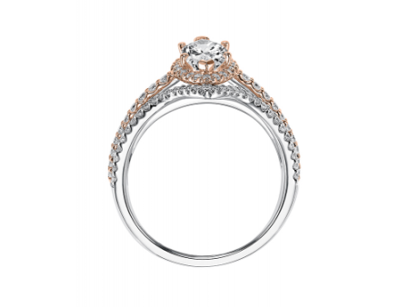 Artcarved DORSEY Engagement Ring 31-V549EMR-E For Discount