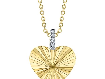 0.01CT DIAMOND HEART NECKLACE Cheap