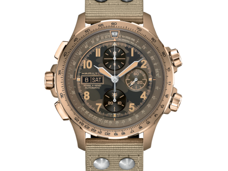 Khaki Aviation X-Wind Auto Chrono
 H77916920 For Cheap