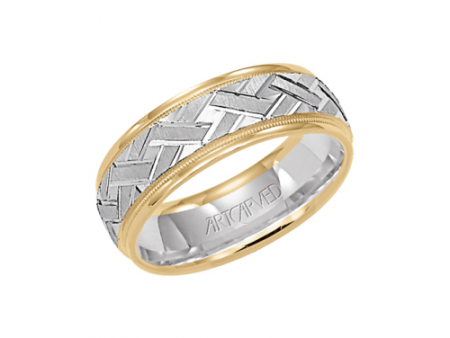 Artcarved Men s Wedding Band 11-WV5572-G For Sale