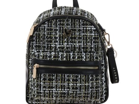 Mochila Negra Para Mujer Gorett Silvia Cheap