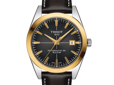 Tissot Gentleman Powermatic 80 Silicium Solid 18K Gold Bezel T927.407.46.061.01 Discount