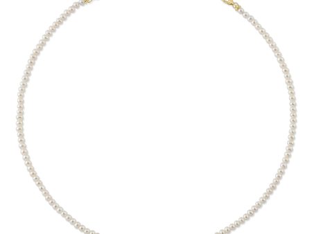 CULTURED PEARL TENNIS NECKLACE Online Hot Sale