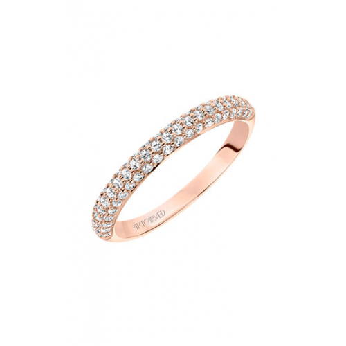 Artcarved Diamond Band Pink Gold-A Ladies Wedding Band 33-V9130R-L Supply