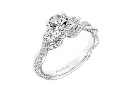 Artcarved Danica Engagement Ring 31-V757ERW-E on Sale