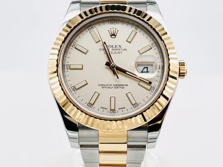 ROLEX DATEJUST 41 IVORY DIAL Cheap