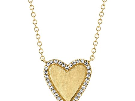 0.09CT DIAMOND HEART NECKLACE Sale