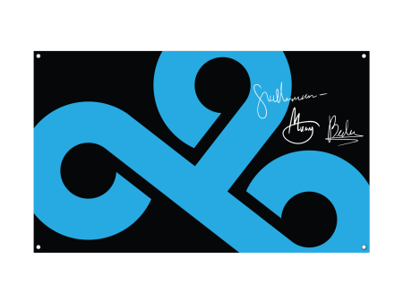 Signed Cloud9 Flag Hot on Sale