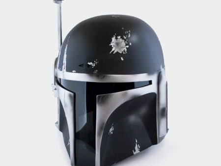 Boba Fett - Custom Black Helmet with LED Online Sale