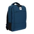 Mochila Grande 1818 Unisex Wynn Azul Con Porta Laptop De Hasta 15 . Hot on Sale