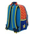 Mochila Grande Para Niño Chenson Mario Bros Azul Myst Fashion