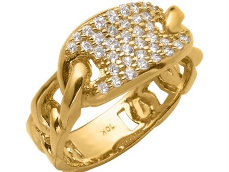 10KT Yellow Gold Fashion Ring For Cheap