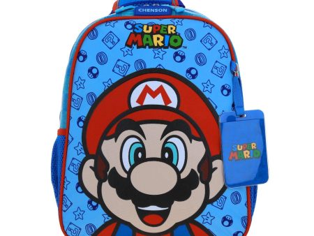 Mochila Azul Chica Mario Bros Para Niño Chenson Flep Supply