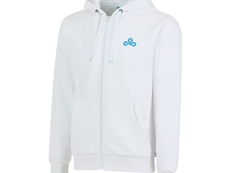 Cloud9 Core Collection Zip-Up Hoodie. White. Online now