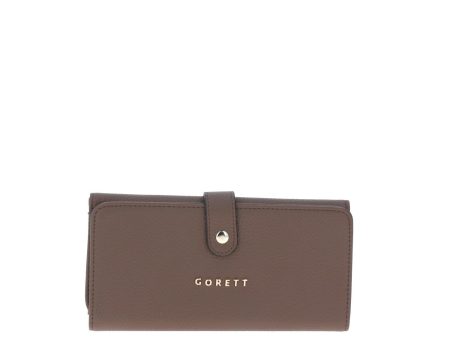 Cartera Café Gorett Con Broche De Tira Online now