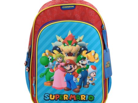 Mochila Grande roja Mario Bros Para Niño Chenson Squat Sale