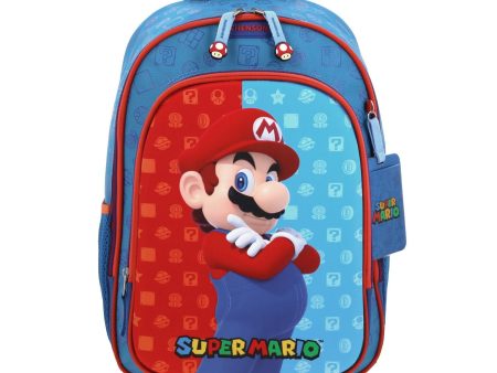 Mochila Grande Para Niño Chenson Mario Bros Azul Dulp For Cheap