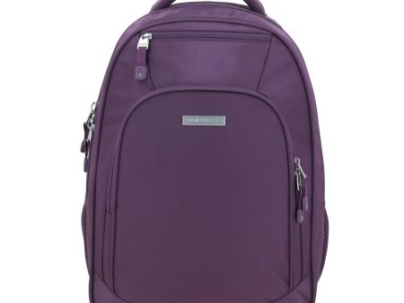 Mochila Grande Chenson Pro Para Mujer Kazio Morado Con Porta Laptop De Hasta 15 . Fashion