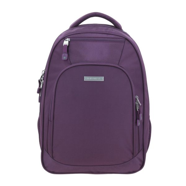 Mochila Grande Chenson Pro Para Mujer Kazio Morado Con Porta Laptop De Hasta 15 . Fashion