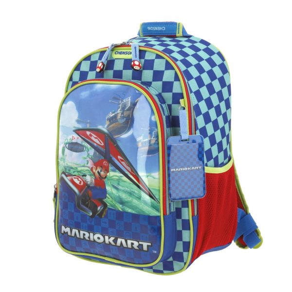 Mochila Azul Mario Bros Para Niño Chenson Flewn Online