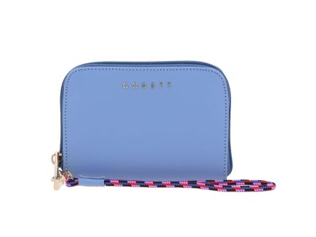 Cartera Azul Para Mujer Gorett Hortensia For Cheap