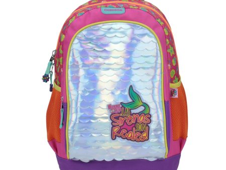 Mochila grande Rosa HAPPY GIRL Hot on Sale