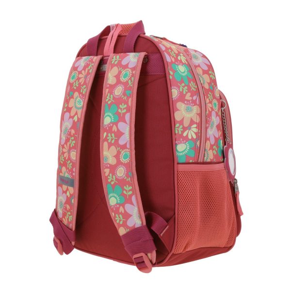 Mochila Grande Rosa Para Niña Happy Girl By Chenson Floris Online Hot Sale