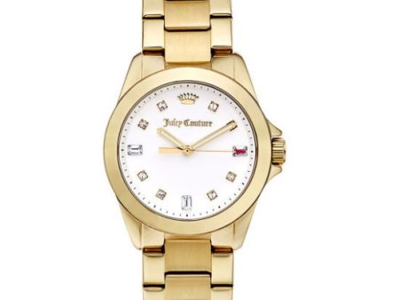 Juicy Couture with 38X38 MM White Watch Band; 1901281 For Discount