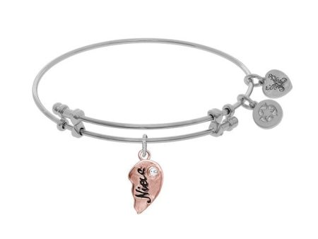 Rose-tone Base Metal Bangle Niece Bracelet For Discount