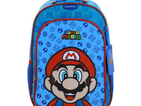 Mochila Grande Azul Mario Bros Para Niño Chenson Flep Online Hot Sale