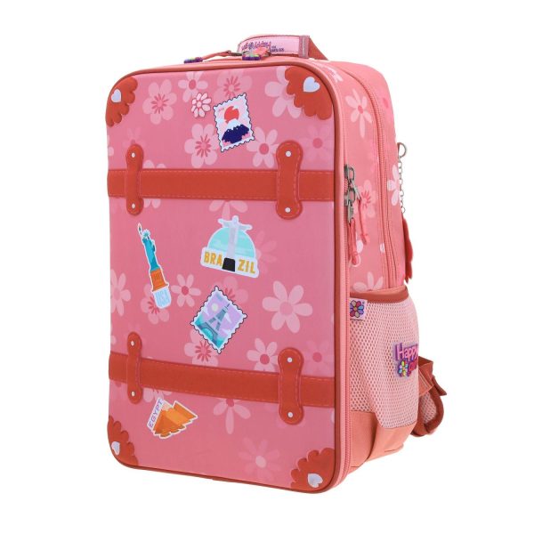 Mochila Rosa Grande Con Porta Tablet Para Niña Happy Girl By Chenson Yorn For Sale