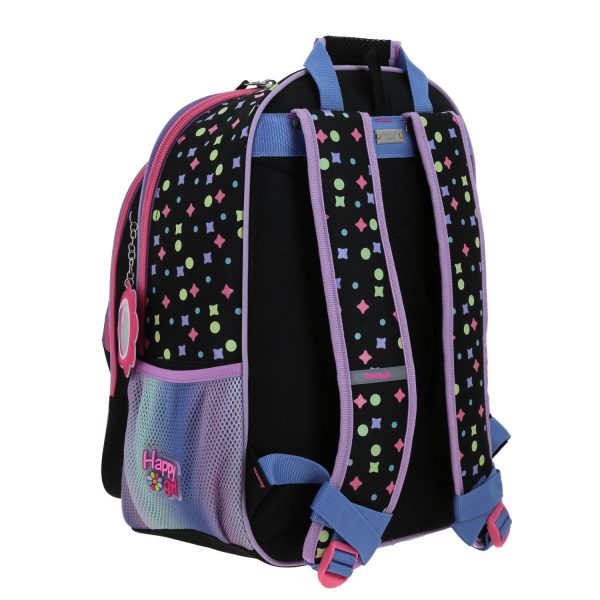 Mochila Grande Negra Para Niña Happy Girl By Chenson Vom Online now