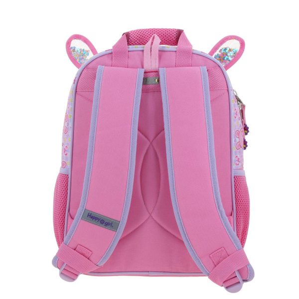 Mochila Rosa Para Niña Happy Girl By Chenson Lepin Online