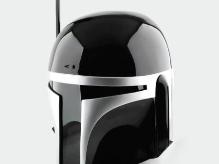 Jango - Black Silver Helmet with LED on Sale