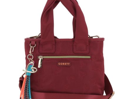 Satchel Rojo Gorett Georgia Fashion