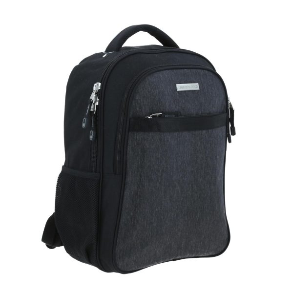 Mochila Grande Chenson Pro Para Hombre Heri Negro Con Porta Laptop De Hasta 15 . Online