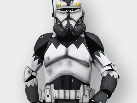 Clone Trooper Commander Wolffe Damage Armor Set For Sale