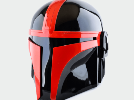 Mandalorian - Red Black Helmet Online Hot Sale