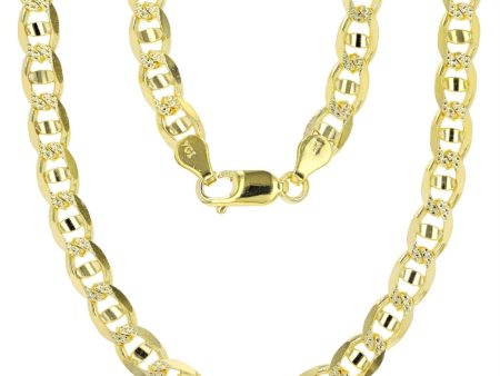 14KT Yellow Gold 26-inch 6.25MM Anchor Link Chain Discount