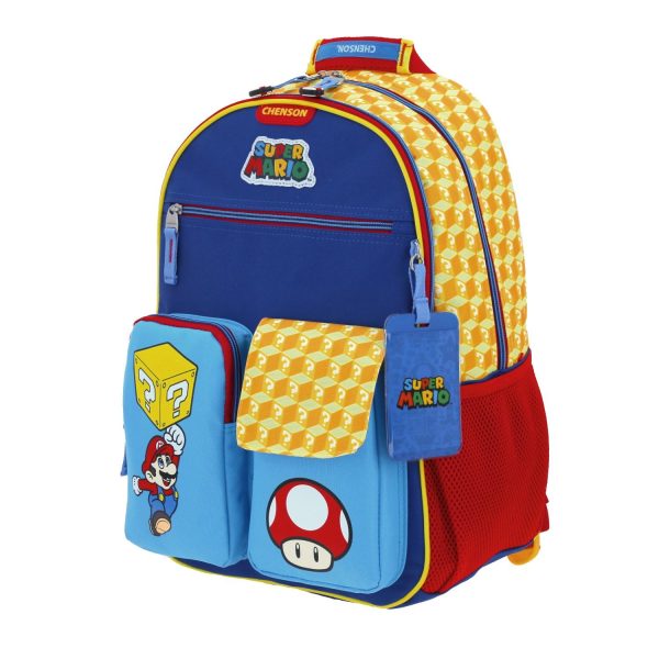 Mochila Mario Bros Azul Para Niño Chenson Ethian For Sale