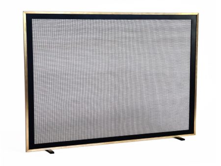 Bleeker Fireplace Screen in Matte Black Online