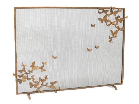 Butterfly Fireplace Screen, Lighter Hot on Sale