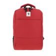 Mochila Grande 1818 Unisex Wynn Rojo Con Porta Laptop De Hasta 15 . on Sale