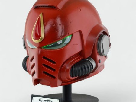 Space Marine Blood Angels Tactical Mk X Helmet with Red Drop For Cheap