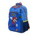 Mochila Mediana Azul Mario Bros Para Niño Chenson Scotty For Cheap