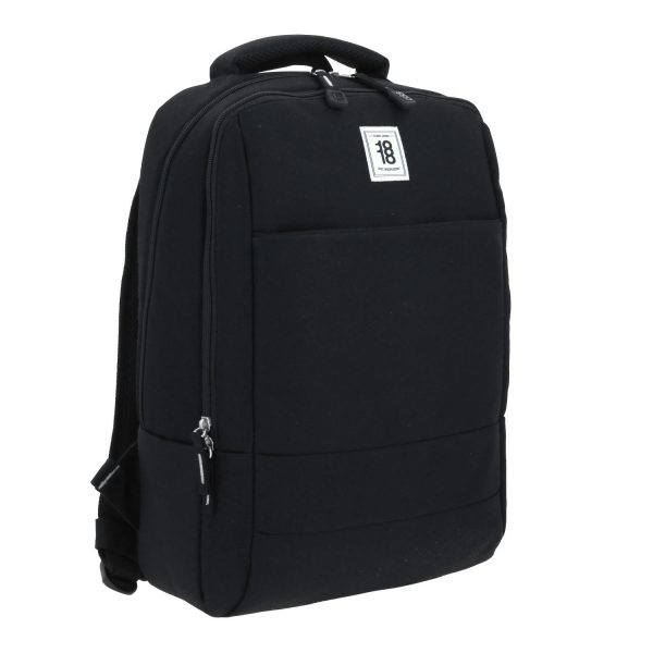 Mochila Grande 1818 Unisex Wynn Negro Con Porta Laptop De Hasta 15 . For Sale